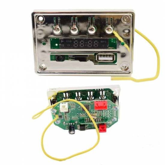 Panel z modułem dźwiękowym  wejście USB, karta, AUX